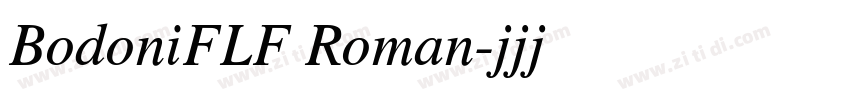 BodoniFLF Roman字体转换